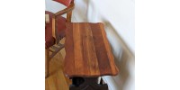 Table rétro porte revues en bois
